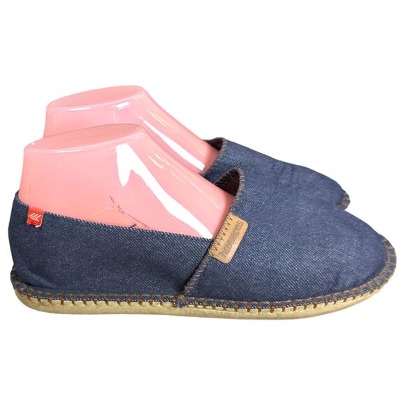 Havaianas Orgine III Blue Denim Espadrille Flats Women's Size 7 - Picture 2 of 9